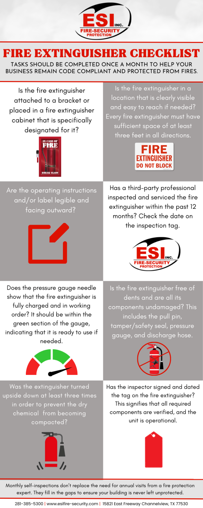 Ensure Your Fire Extinguisher is Ready for Use With These 8 Steps ESI
