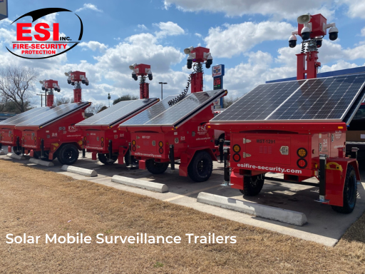 Solar Mobile Surveillance Trailers