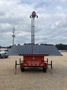 Mobile Security Trailer Solar Panel