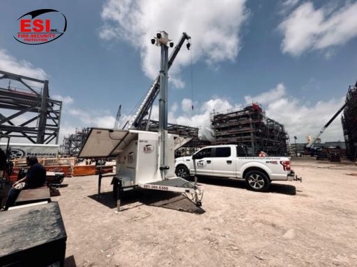 Monitoring construction site security challenges with surveillance cameras in active work zones